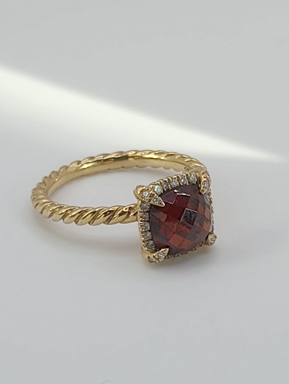 David Yurman Petite Chatelaine Pavé Bezel Ring - Picture 11 of 11